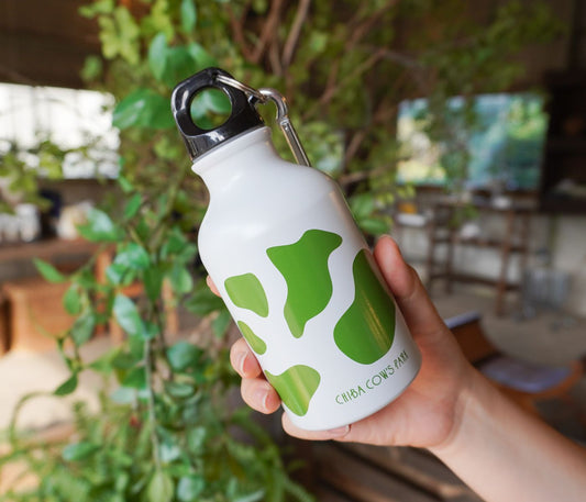 千葉ウシノヒロバ アルミボトル 白