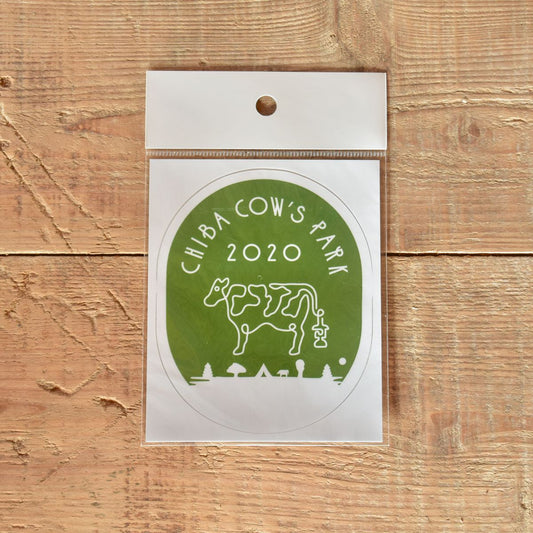 千葉ウシノヒロバ ステッカー オリーブグリーン