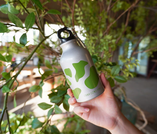 千葉ウシノヒロバ アルミボトル シルバー